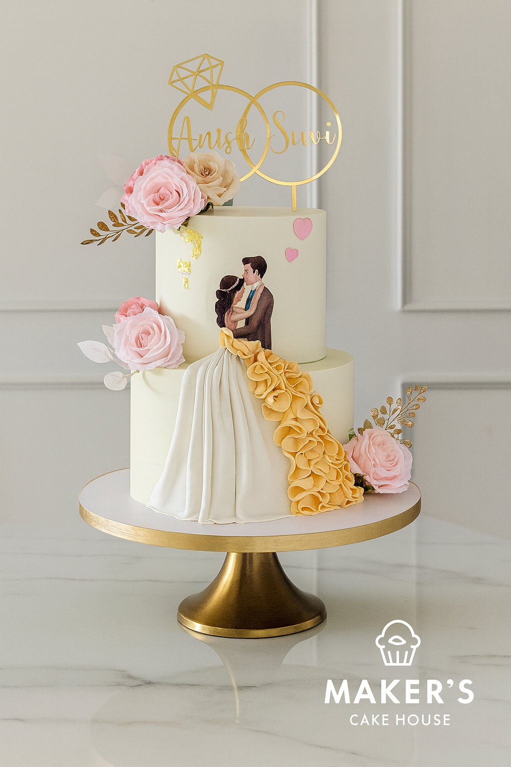 Wedding & Aniversary Cake 9