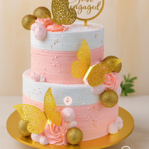 Butterfly theme cake 3