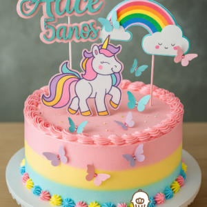 Butterfly theme cake 5